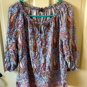 Talbots Shift Style Blouse